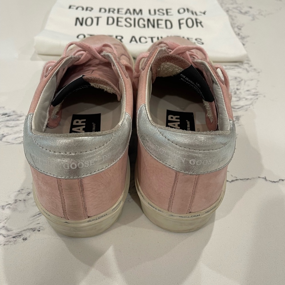 Golden Goose - Hi Stars. Pink suede. Size 37 - Picture 5 of 9